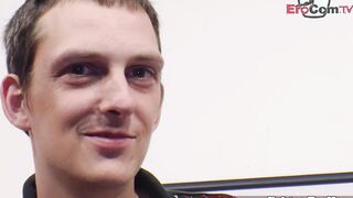 Real German lovers make first three-way MMF at amateur casting