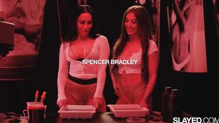 SLAYED Hotties Gabriella & Spencer scissor & rim each other