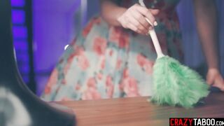 Wife and submissive MILF fucks husband
