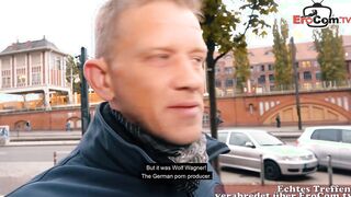 Outdoor flashing real Sexdate with german chubby 19 yo skank
