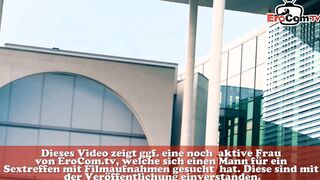 Outdoor flashing real Sexdate with german chubby 19 yo skank