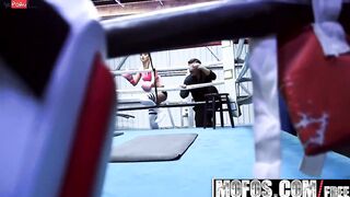 Mofos - Pervs On Patrol - Boxing Dark Hair Fucks in the Ring starring Gia Paige