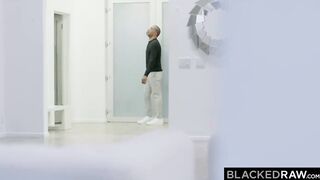 BLACKEDRAW Stranded Scarlett ride stranger's throbbing big black dick