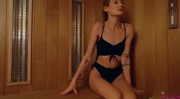 Tiffany Tatum and Tory Sweety are taking advantage of their apartment's sauna and goddess goddess bath.