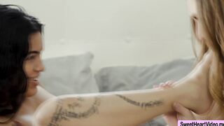 Latina teen licks her hot roommate