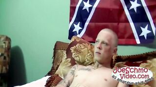 Joe is sucking at the lake with big dicked straight guy Eric
