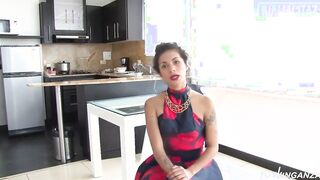 MAMACITAZ - (Laura Montenegro, Carlitos Gòmez) - Cheating Latina mom Calls Her Friend For A Quick Pounded