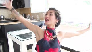 MAMACITAZ - (Laura Montenegro, Carlitos Gòmez) - Cheating Latina mom Calls Her Friend For A Quick Pounded