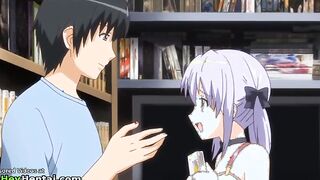 Sweet college teen having fun with her man