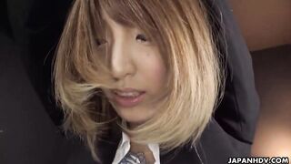 Japanese office lady, Miina Minamoto came, uncensored