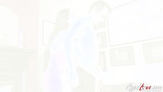 Lazy Sam and his huge dick gets sucked by Jesephine