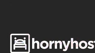 HORNYHOSTEL - (Saphire Lapiedra, Jesus Reyes) - Long Titted Spanish mom Takes A Gigantic Ebony Penis Inside Her sexy Twat