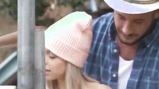 Passion-hd Cowboy Seduced by Petite Blonde City cunt with mouth