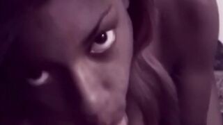 Black woman in retro clip drilled after some sucking