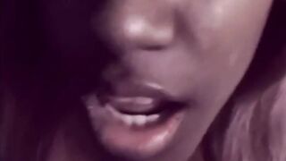 Black woman in retro clip drilled after some sucking
