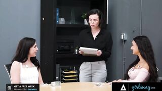 GIRLSWAY Eliza Ibarra is always willing for Lesbian Studies
