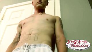The big dicked straight guy gets his horny meat sucked deep