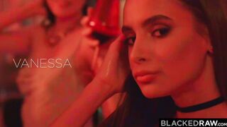 BLACKEDRAW long african penis-thirsty Vanessa blows DJ at busy night club