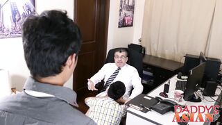 Big dicked Daddy has threesome with Gilbert and Andrew