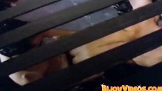Young men are going for classic raw sex threesome outside