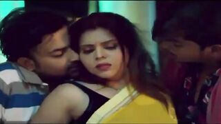 Indian threesome sex in webseries