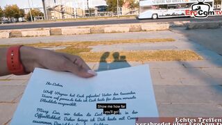Blonde petite 19 year old performer picked up for real Date inside Germany