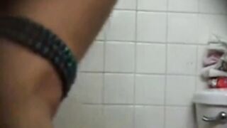 playing with my hairy pussy while stepbro watches
