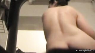 Spying on Asian stepmom as she dresses up