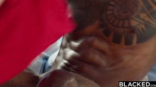 BLACKED big black cock-enjoying Big Tit Blonde seduces handsome stranger