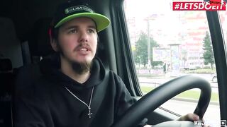 BUMSBUS - Gigantic Jugs Slut Kitty Core Has Fun Sex In The Backseat - LETSDOEIT