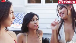 Scam Angels - "SHUT UP AND TAKE YOUR COCK OUT" 19 Yo Foursome