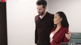 PURE TABOO Nympho Lexi Luna Cheats On Husband Under His Nose With A Double Creampie - Part 1