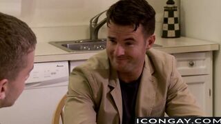 Horny Brendan Patrick rams Ian Levins tight ass passionately