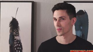 Roommates in a steamy threesome fuck sesh