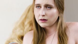 Stepmom gives her stepdaughter one serious spanking