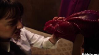 Bible Studies Student Gets Sprayed and Fucked by Demon