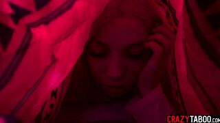 Stuck teen got fucked by stepbrother