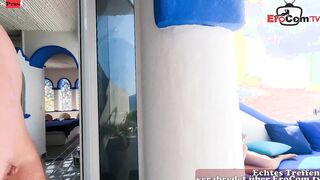 Mexican hispanic eighteen meet and banged! from german tourist at holiday