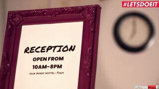 TURNED ON HOSTEL - hot Anal Sex With The Best Ass In The World!