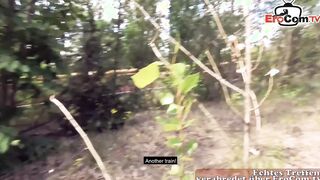 German ginger techno bitch 18 yo boned inside outdoor
