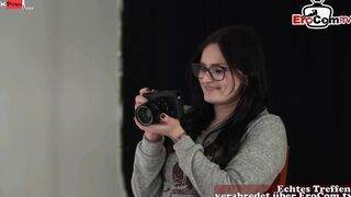 Ebony haired Hottie enjoy the big black dick during the Porn Casting