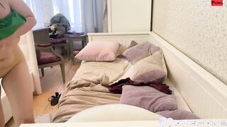 Hubby smashes his wifey's very soak twat