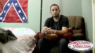 Slender and straight guy gets a little curious about guys