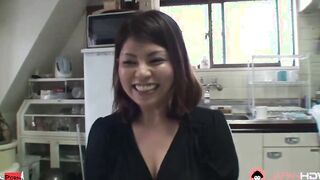 Megumi Iwabuchi got plowed hard after masturbating