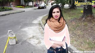 CARNE DEL MERCADO babe Hispanic Penelope Perez Riding Rough Dick