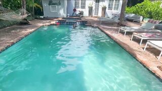 BrandiBraids Pool Sex