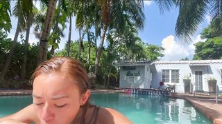 BrandiBraids Pool Sex