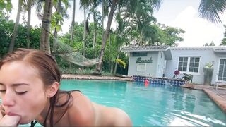 BrandiBraids Pool Sex