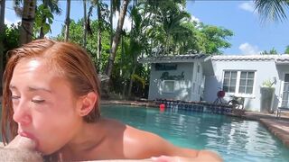 BrandiBraids Pool Sex