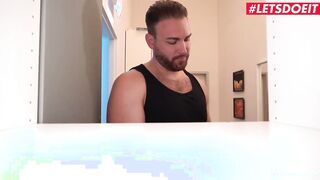 HORNYHOSTEL - Gigantic Ass oriental hot Luna TrueLove Squirts From Hard Fucking - LETSDOEIT
